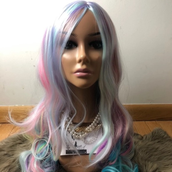 ✨Kris Multicolored Cosplay full cap wig *NWT+✨ main image 7
